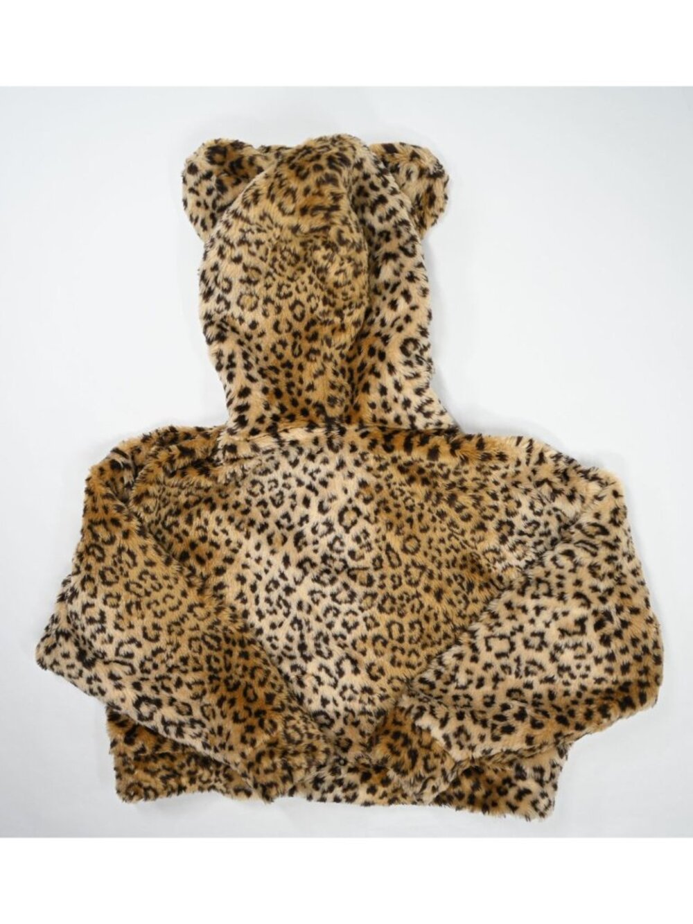 Re/Done Originals The Teddy Bear Jacket in Multi Leopard Print - Picture 2 of 3